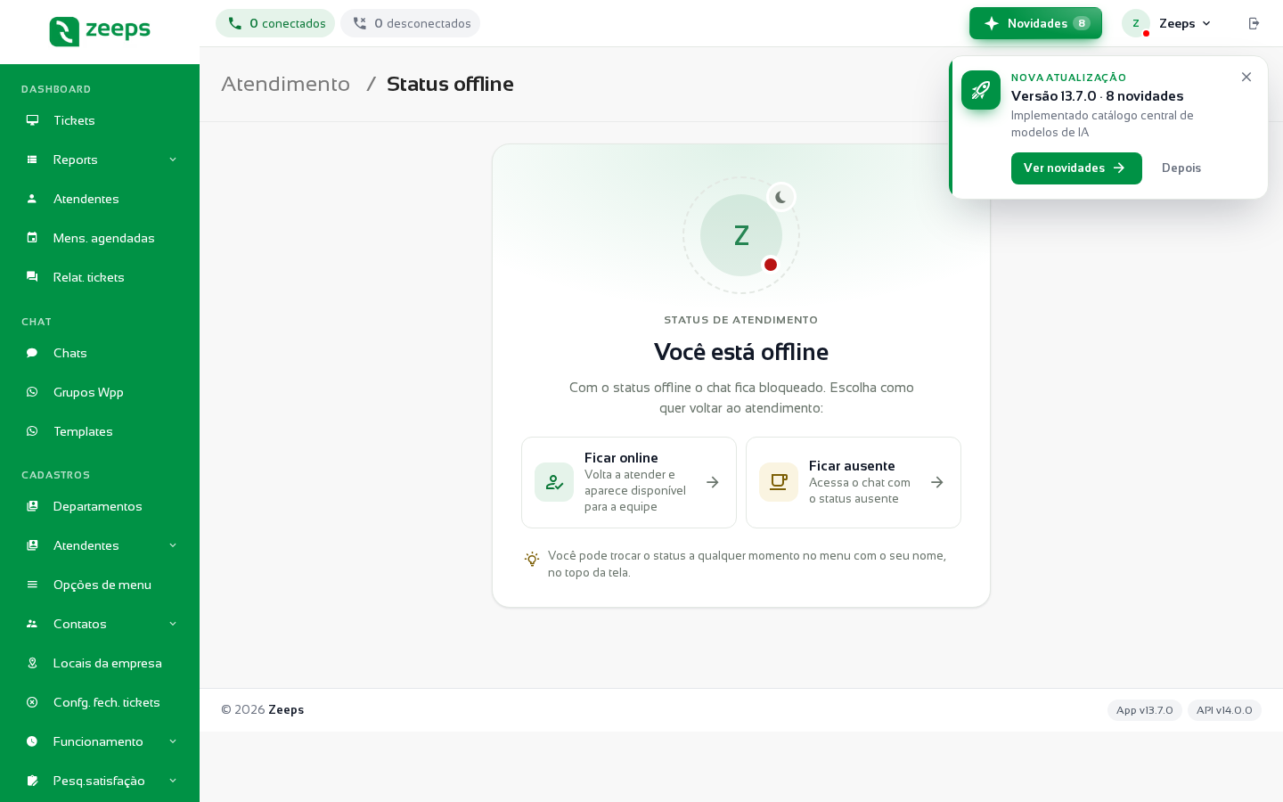 Cartão da conversa na lista com estrela de prioridade em destaque